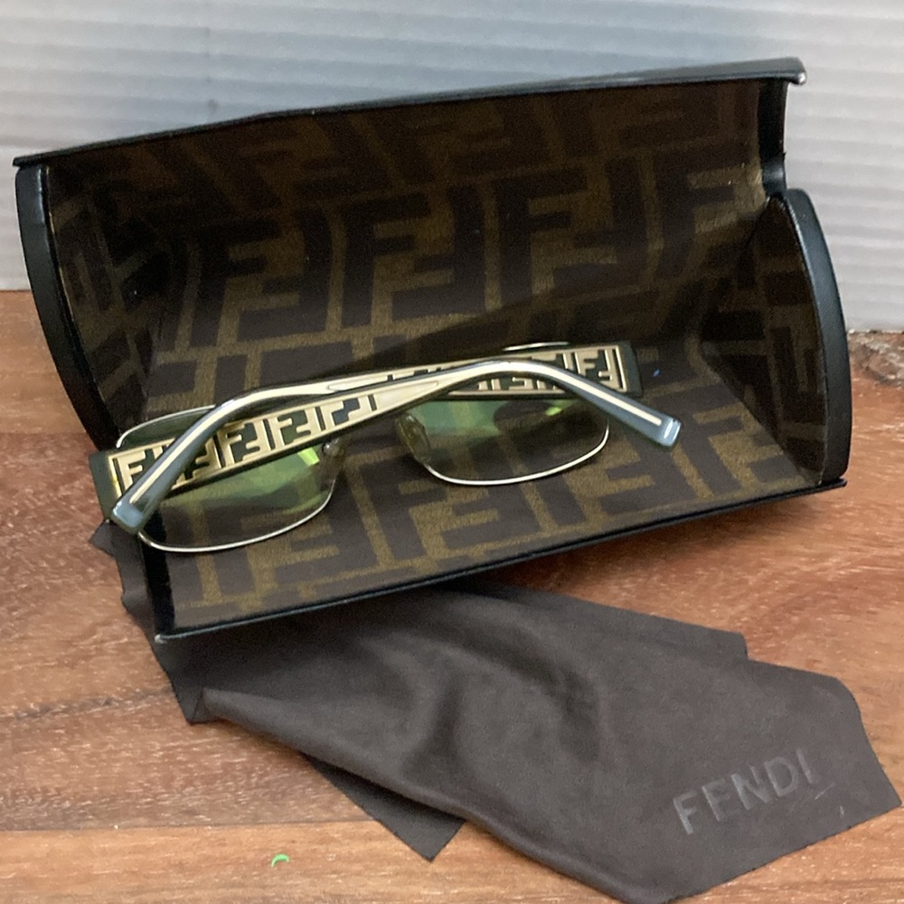 FENDI  EYEGLASSES and CASE with wipe cloth